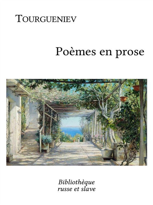 Title details for Poèmes en prose by Ivan Tourgueniev - Available
